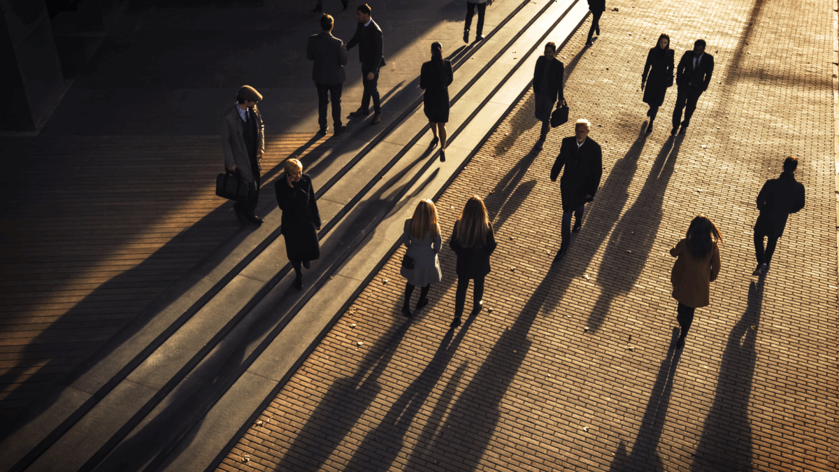 People silhouettes